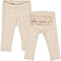 müsli müsli Babyleggings, Oak/ nostalgia rose/ beige, – Produktbild 1 von 1