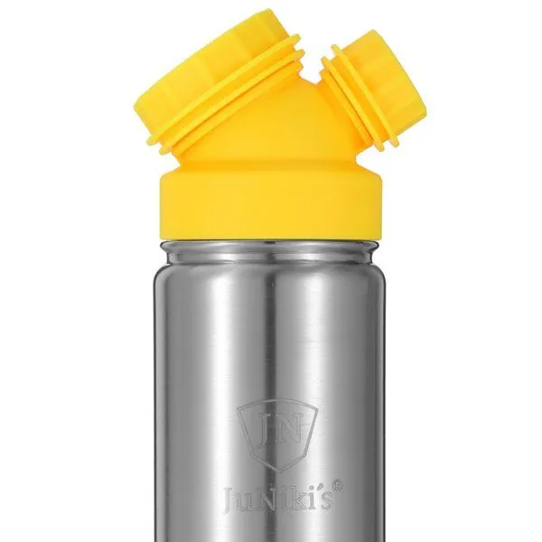 JN JuNiki's JN JuNiki's Einschulungs-Set: JuNiki´s® Lunchbox + Trinkflasche isoliert 8 Farben, Gelb, – Produktbild 4 von 4