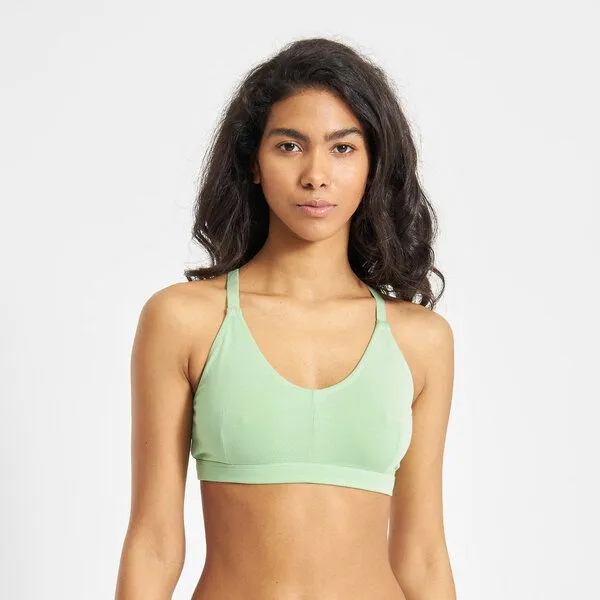 Dedicated DEDICATED Soft Bra Junsele, Quite green, – Produktbild 1 von 2