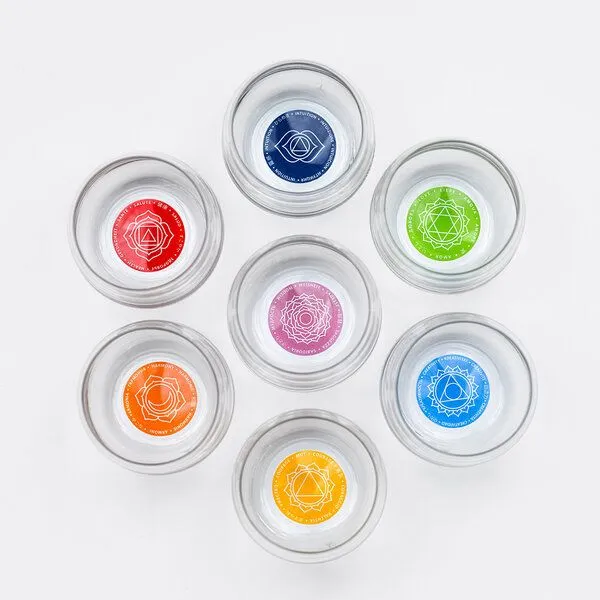 Happy Soul Happy Soul Chakra Trinkgläser 7er Set – Produktbild 1 von 4