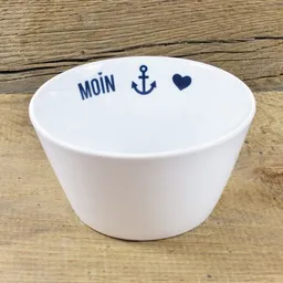 Bow & Hummingbird Bow & Hummingbird Porzellanschale Moin-Anker-Herz – Produktbild 1 von 1