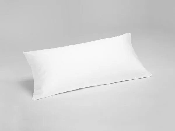 Yumeko Yumeko Kissenbezug aus Baumwollsatin, Pure white, – Produktbild 2 von 4