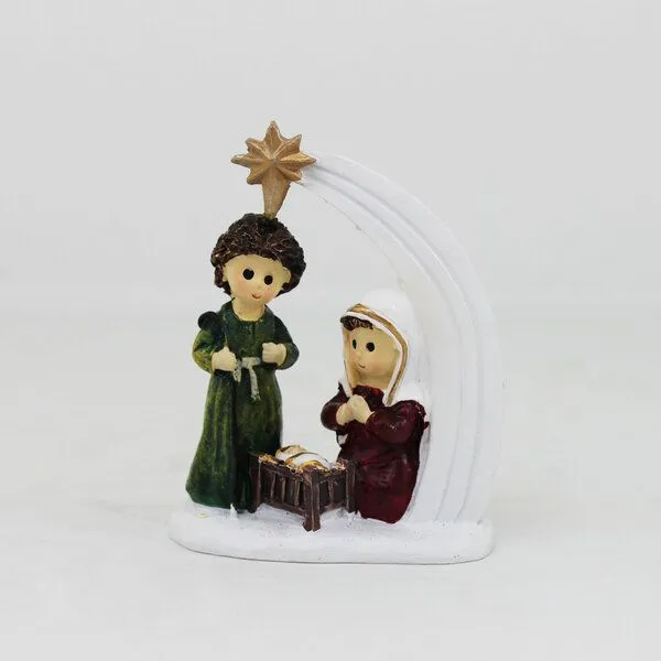 Mitienda Shop Mitienda Shop Heilige Familie mit Stern mini, kleine Weihnachtsdeko – Produktbild 1 von 4