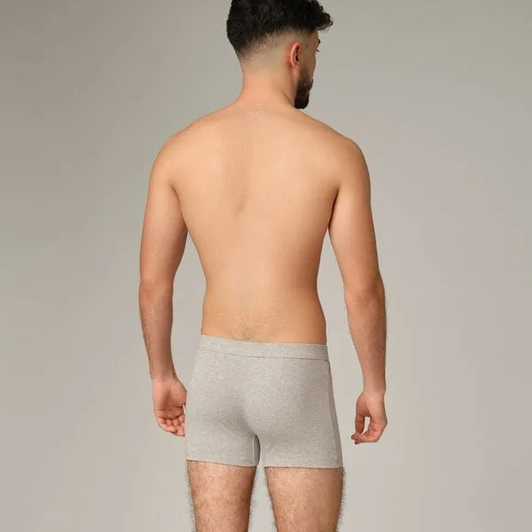 comazo|earth comazo|earth Fairtrade Basic Herren Pants | GOTS zertifiziert, Grau-melange, – Produktbild 3 von 4