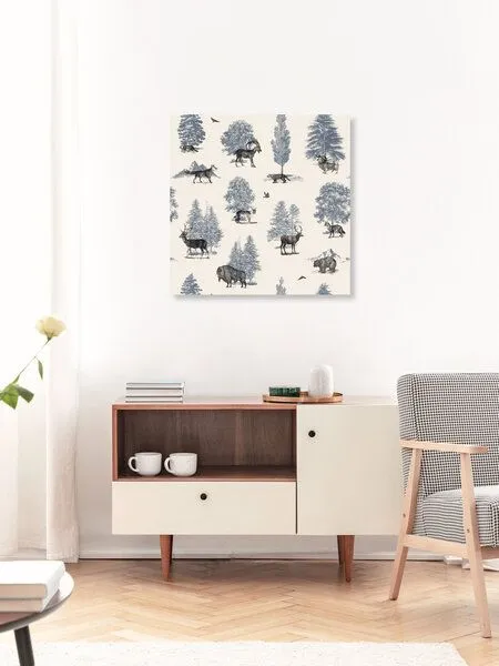 Photocircle Photocircle Poster / Leinwandbild - Muster Waldtiere – Produktbild 2 von 4