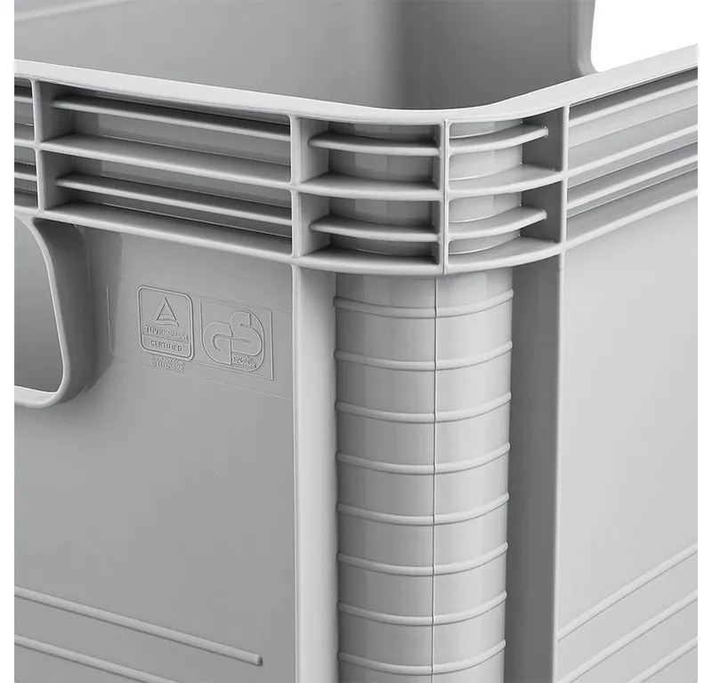 Keeeper Keeeper Transportbox 'Robert' stapelbar, 40 x 30 x 22 cm, 20 l, Grau, – Produktbild 5 von 6