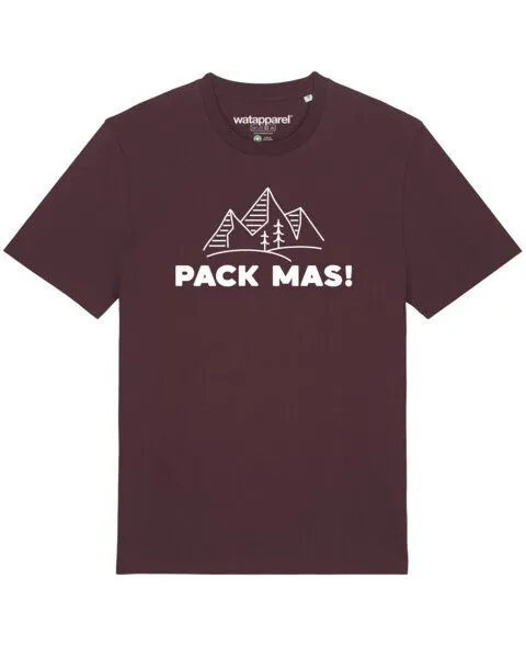 watapparel watapparel T-Shirt Unisex Pack mas!, Red brown, – Produktbild 1 von 3
