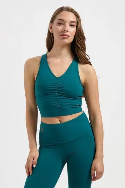 Urban Goddess Urban Goddess Anjea Yoga Sport-BH, Seamoss (grün), – Produktbild 2 von 4