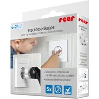 reer Reer Steckdosenkappen (5 Stück) weiß – Produktbild 1 von 1
