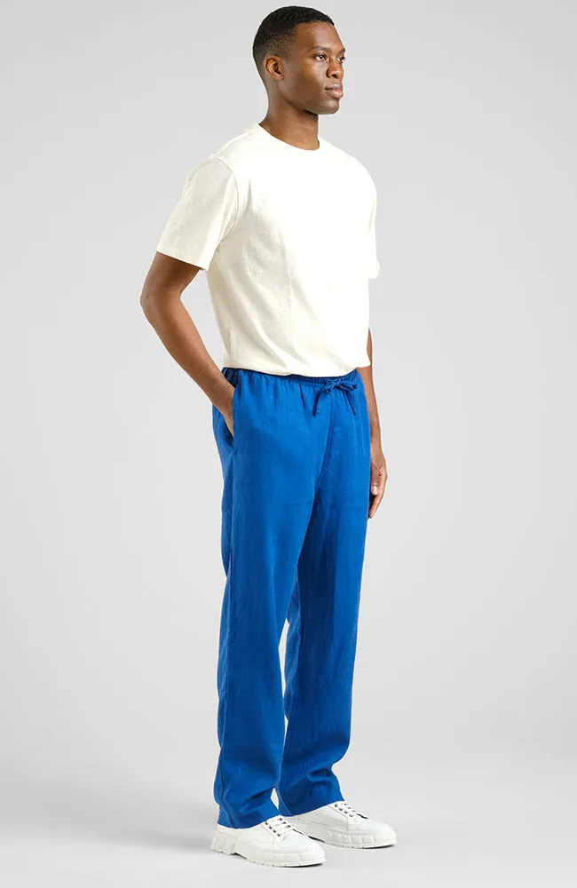 Dedicated DEDICATED Herren vegan Hose Klitmoeller Blau, Blau, – Produktbild 1 von 2