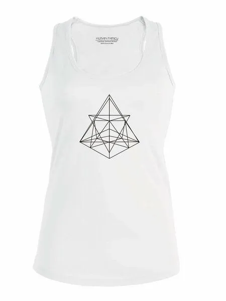 Human Family Human Family Racerback Sommer Tanktop - Shine "Geometry" - weitere Farben, Schwarz, – Produktbild 2 von 2