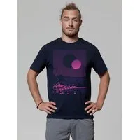 watapparel watapparel T-Shirt Unisex Sun and Moon Skyline, French navy, – Produktbild 1 von 1