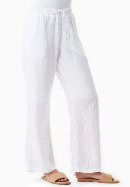 ORGANICATION ORGANICATION Musselin Hose aus Bio-Baumwolle, Weiss(white), – Produktbild 3 von 4