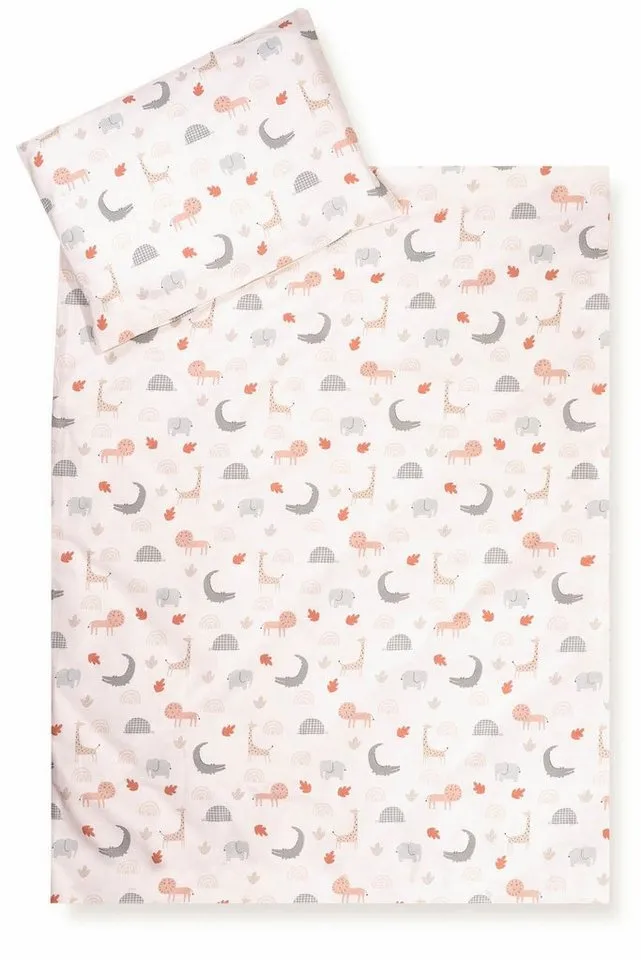 Julius Zöllner Julius Zöllner Kinderbettwäsche Baby- und Kinderbettwäsche aus 100% Bio-Baumwolle, Linon, 2 teilig, erhältlich in den Größen 80x80+35x40cm und 100x135+40x60cm – Produktbild 2 von 8