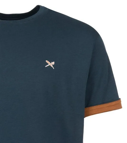 Iriedaily Iriedaily Turn Up Tee, Dark orion (blau/braun), – Produktbild 2 von 3