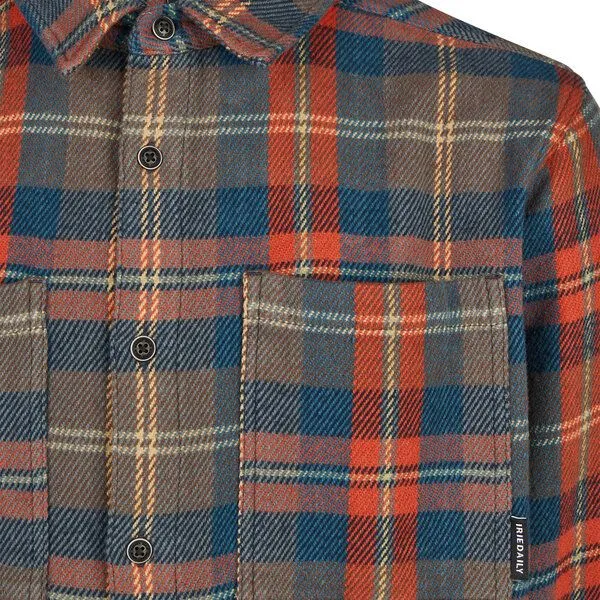 Iriedaily Iriedaily Chillax Lumber Shirt, Navy (mehrfarbig), – Produktbild 2 von 3