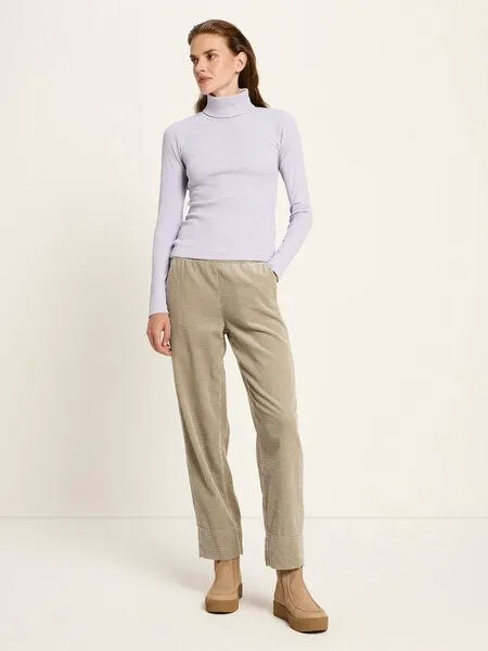 LANIUS LANIUS Rollkragenshirt aus Bio-Baumwolle, Lupine, – Produktbild 1 von 4
