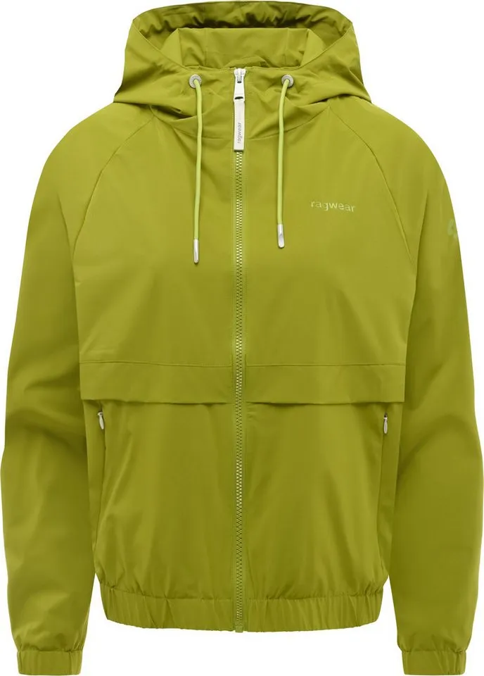 ragwear ragwear Outdoorjacke Anndra Übergangsjacke mit verstellbarer Kapuze, Grün, – Produktbild 2 von 4