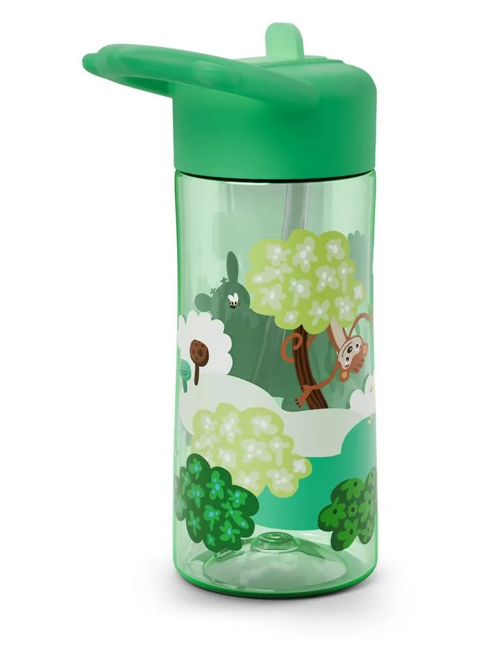 Affenzahn Affenzahn Trinkflasche Trinkflasche, auslaufsicher und kohlensäuregeeignet, Grün, – Produktbild 2 von 4