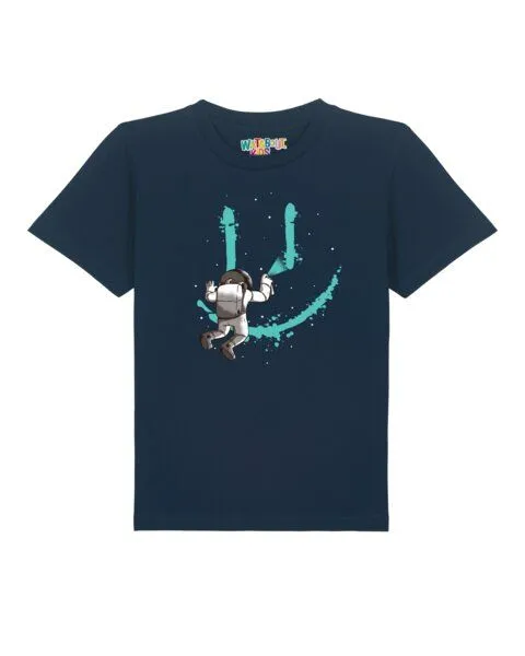 watabout.kids watabout.kids T-Shirt Kinder Graffiti Astronaut, French navy, – Produktbild 1 von 2