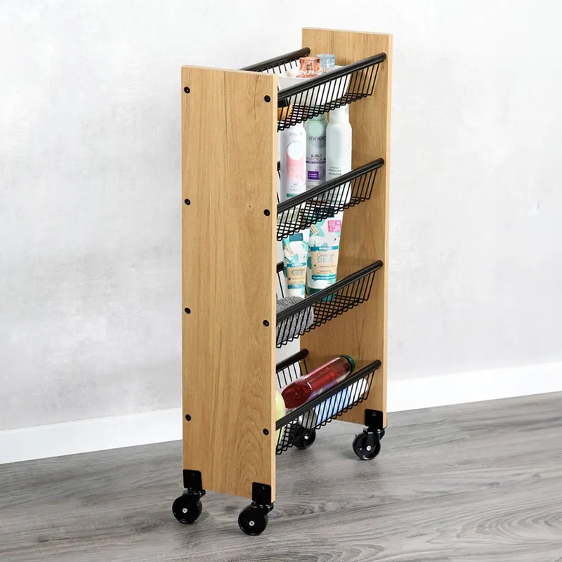 Kesper Küchenwagen, Schwarz | natur, – Produktbild 4 von 5