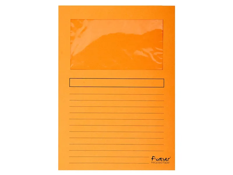 Exacompta 25 Exacompta Fenstermappen "Forever" Kleinpack orange – Produktbild 1 von 1
