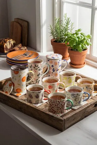 Tranquillo Tasse VINTAGE GARDEN green - grün – Produktbild 4 von 6