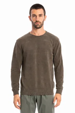 RAVENS VIEW IBIZA RAVENS VIEW IBIZA Herren vegan Pullover Keanu Aus Strick Bison-Braun – Produktbild 1 von 1
