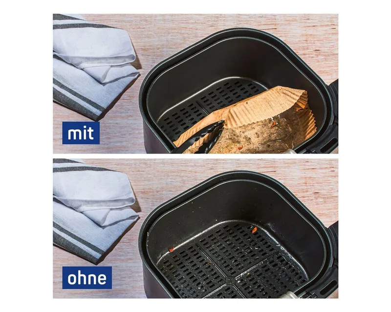 Toppits Toppits Backpapier für Air Fryer, rund, 20 Stk. – Produktbild 5 von 8