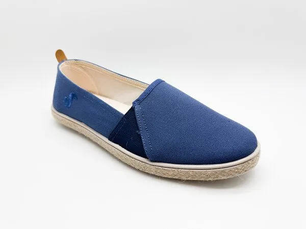 thies Veganer "thies ® Organic Cotton Espadrille" aus Biobaumwolle, Indigo (blau), – Produktbild 2 von 4