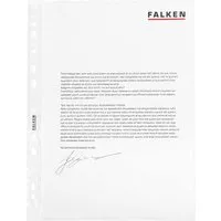 Falken FALKEN Prospekthüllen glatt, DIN A4, 60µ, 100 Stk. – Produktbild 1 von 1