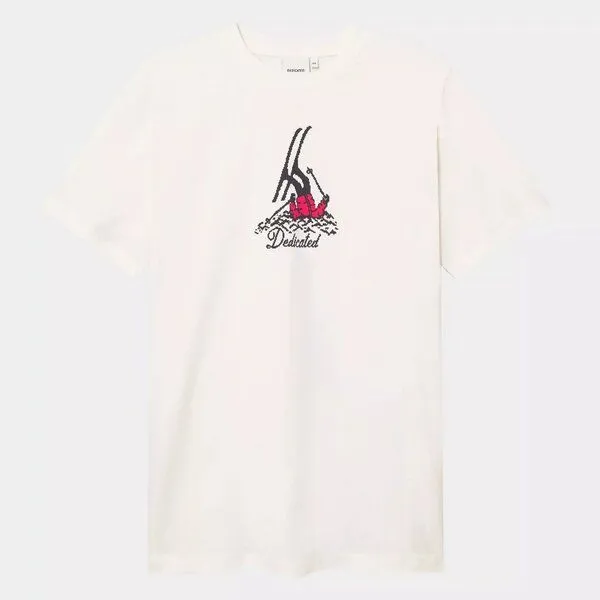 Dedicated DEDICATED T-Shirt Stockholm - Fallen Skier - aus Bio-Baumwolle – Produktbild 1 von 3