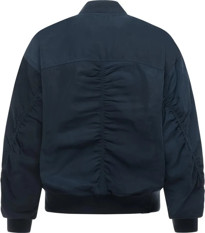 ragwear ragwear Outdoorjacke Allyra Y Leichte Übergangs-Bomberjacke mit Rippkragen, winddicht, Blau, – Produktbild 4 von 4