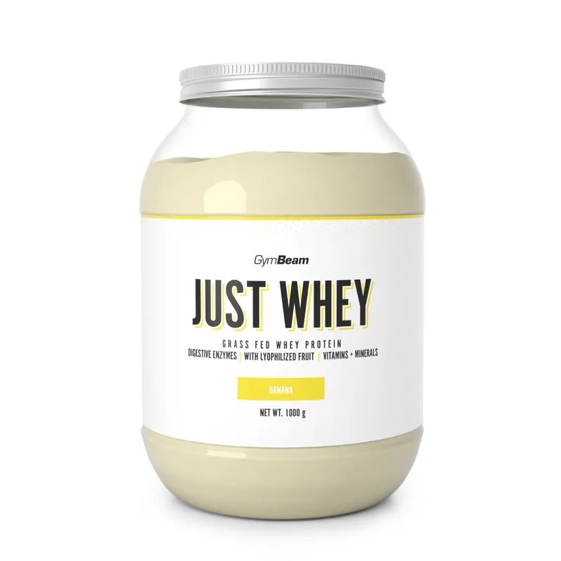 GymBeam GymBeam Just Whey Protein aus Weidehaltung 1000 g Banane – Produktbild 1 von 1