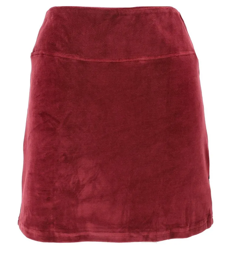 Guru-Shop Minirock Minirock aus Bio-Baumwolle, Samt Minirock -.. alternative Bekleidung, Rot, – Produktbild 2 von 4