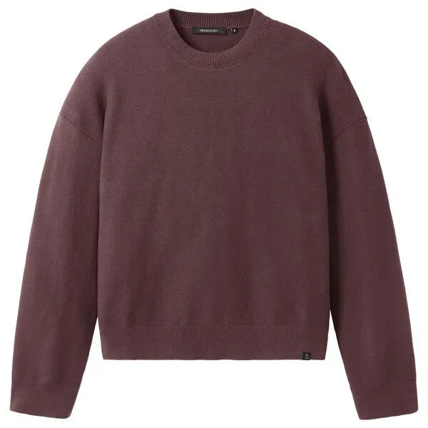 recolution recolution Strickpullover GINGKO, Dark grape, – Produktbild 1 von 4