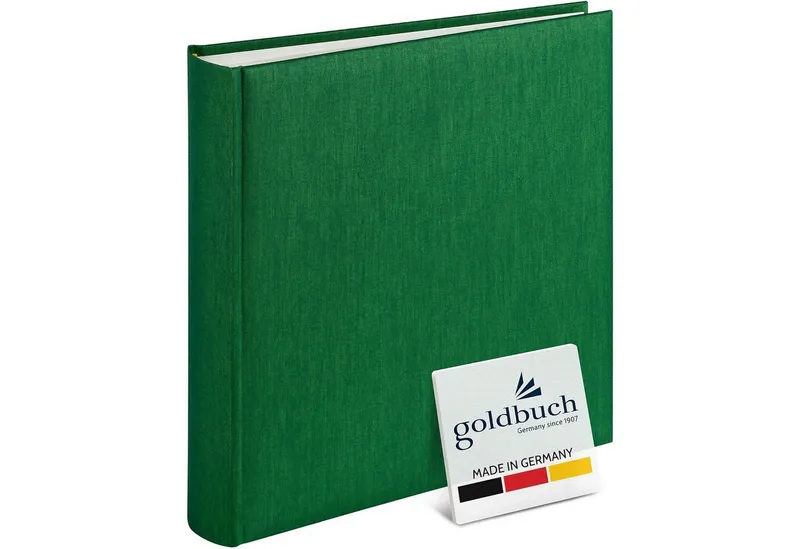 Goldbuch Goldbuch Fotoalbum GOLDBUCH Fotoalbum Summertime 100 weiße Seiten mit Trennblättern 30x31, Grün, – Produktbild 1 von 5