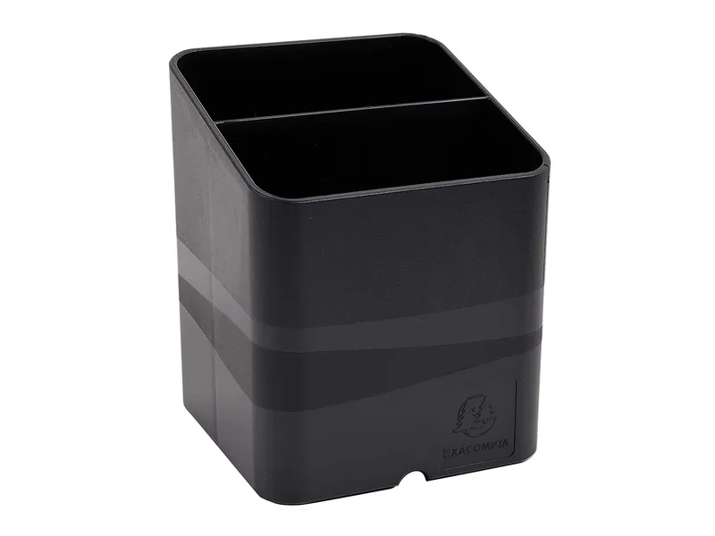 Exacompta 10 Exacompta Stifteköcher Pen Cube "ECOBlack", 2 Fächer, schwarz – Produktbild 1 von 1