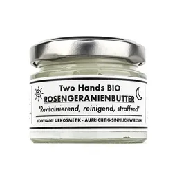 Two Hands BIO Two Hands BIO Rosengeranienbutter aus Bio-Rosengeranie Bourbon & Bio-Shea – Produktbild 1 von 1