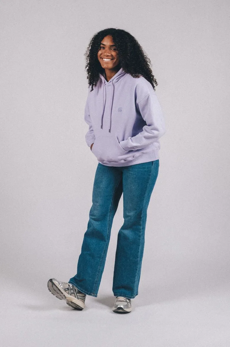 Trendsplant Trendsplant Damen vegan Hoodie Oversized Lavendel, Lila, – Produktbild 2 von 2