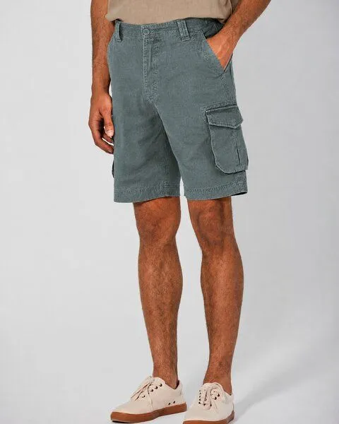 HempAge HempAge Cargoshorts Herren Hanf/Biobaumwolle, Titan(grau), – Produktbild 1 von 4