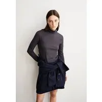 ARMEDANGELS ARMEDANGELS GRAZILIANAA SOFT Damen Longsleeve aus Bio-Baumwolle, Dark steel, – Produktbild 1 von 1