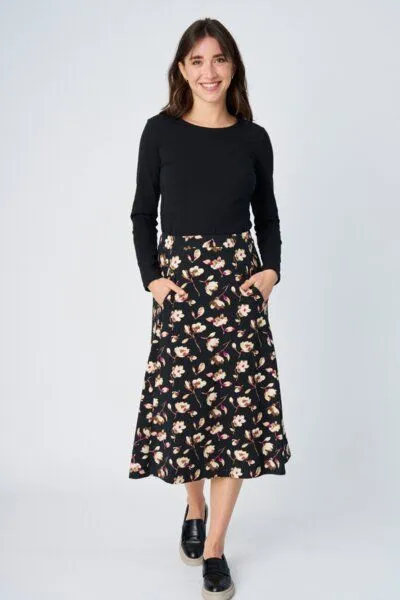 LANA Organic LANA Organic Rock, Modell Nora, Celeste schwarz, – Produktbild 2 von 4