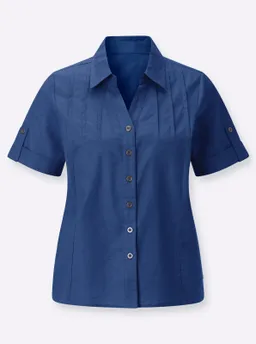 Witt Kurzarm-Bluse royalblau – Produktbild 1 von 1