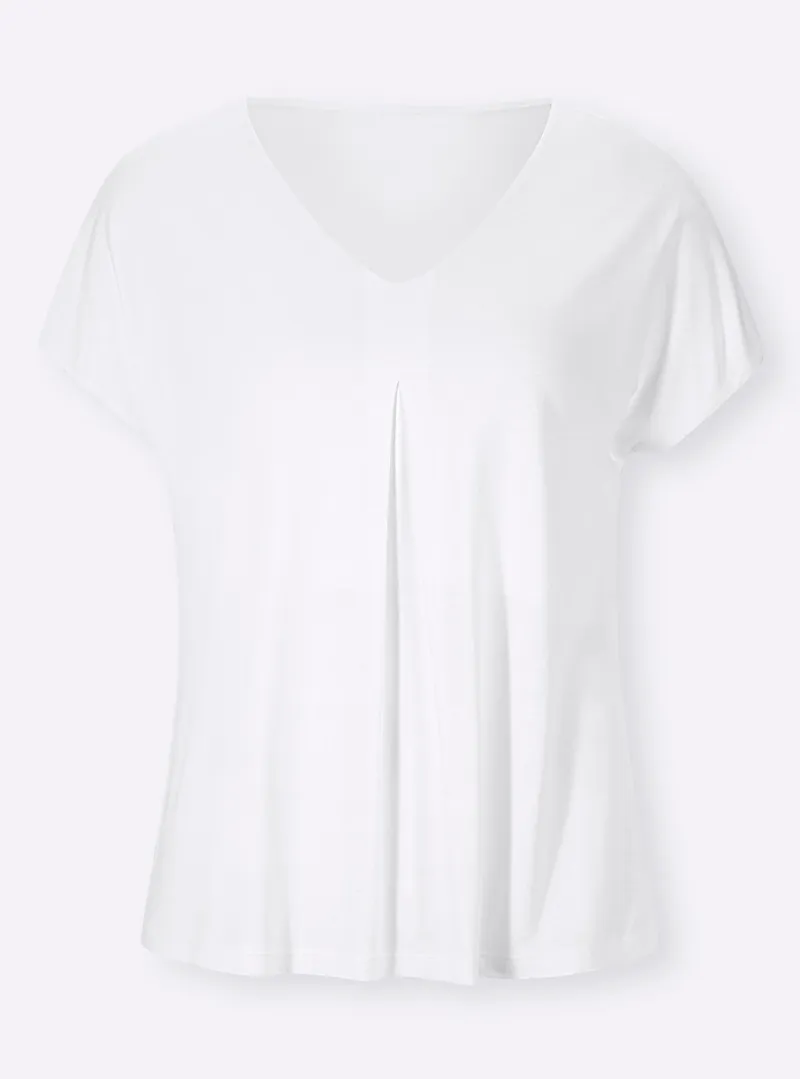 heine Kurzarmshirt weiß, Weiß, – Produktbild 2 von 2