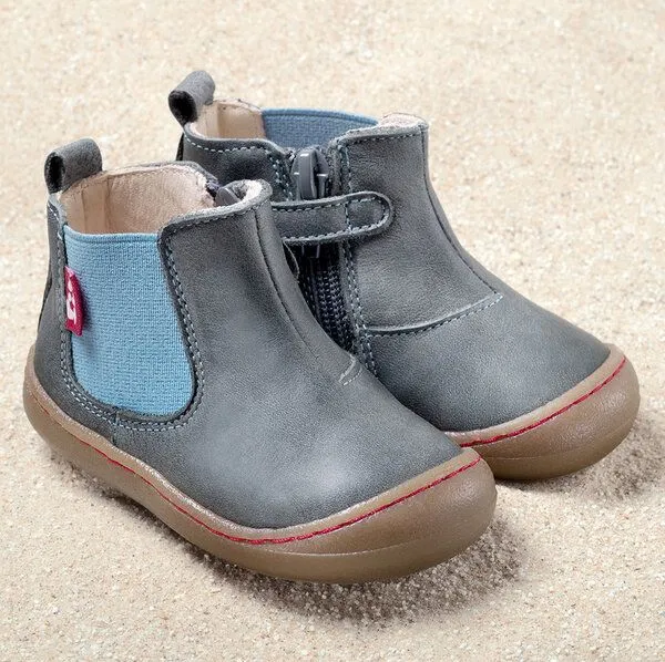 Pololo Pololo Lauflerner-Stiefelette "Chelsea Mini", Grau, – Produktbild 2 von 4