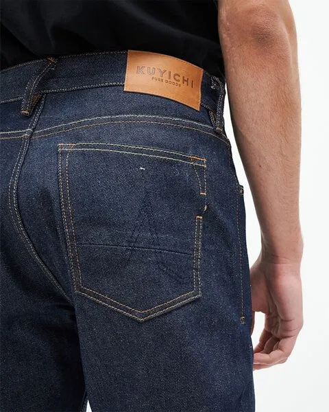 Kuyichi Kuyichi Jim Regular Slim Tapered - orange selvedge-, Orange, – Produktbild 2 von 4