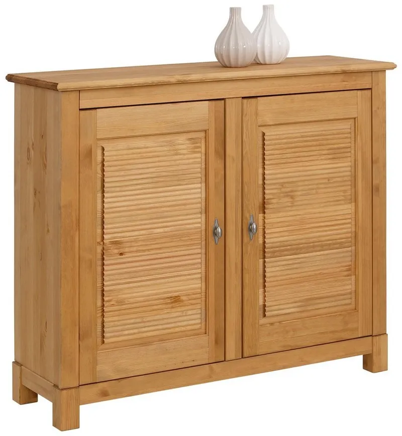 OTTO home Kommode Rauna, Breite 118 cm, aus massiver Kiefer, FSC®-zertifiziert, Braun, – Produktbild 2 von 5