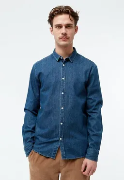 Givn Berlin Givn Berlin Jeanshemd GBDEVIS aus Bio-Baumwolle - Dark Blue (Denim) – Produktbild 1 von 1