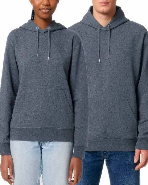 YTWOO YTWOO Basic Hoodie aus recycelten Stoffen und Bio Baumwolle, Blau, – Produktbild 1 von 4